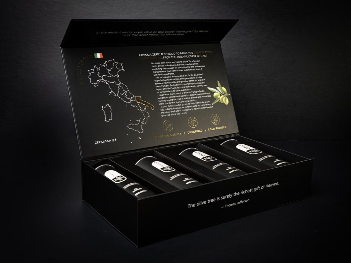 Zerillo Premium Extra Virgin Olive Oil Box 500ml – Pack of 4